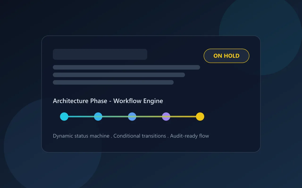 Enterprise Workflow & Status Engine