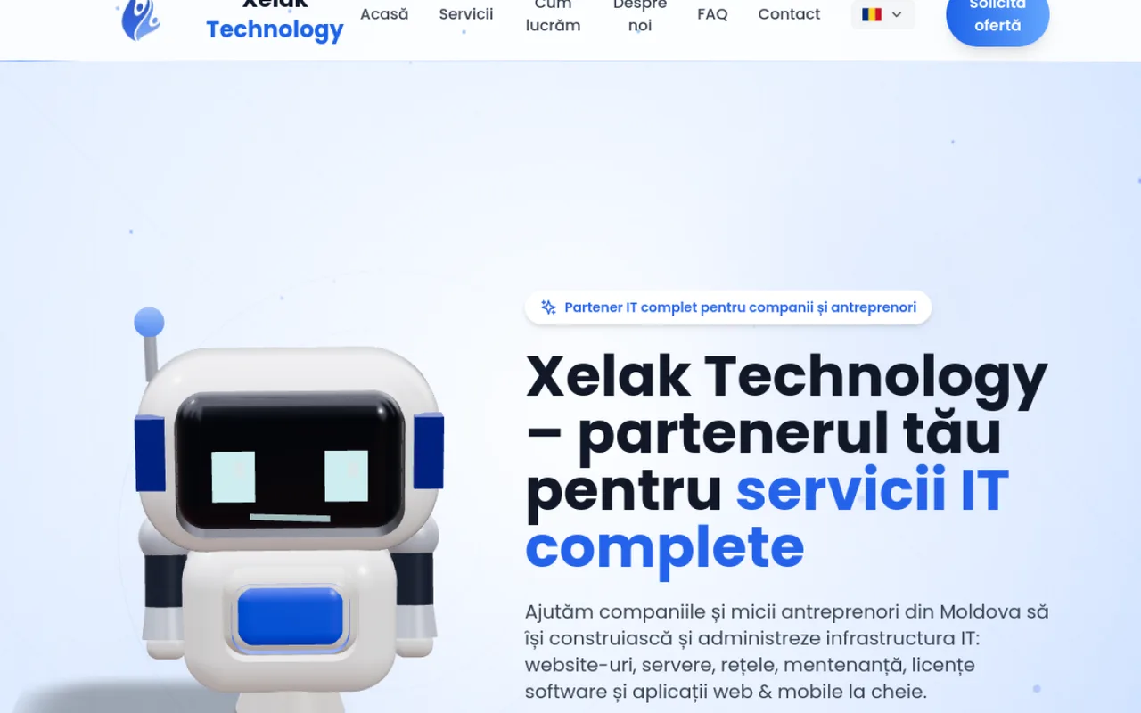 Xelak Tech Company Website